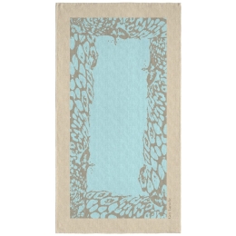 Πετσέτα Θαλάσσης Velour Printed 2503 04 Turquoise Guy Laroche Θαλάσσης 100x175cm Βαμβάκι-Πολυέστερ