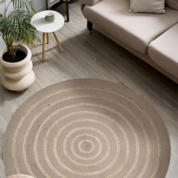 Χαλί Maya Taupe Guy Laroche 150X150cm Round