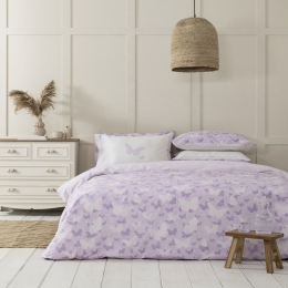 Σεντόνια Beta (Σετ 4τμχ) Lila Nima Υπέρδιπλo 240x260cm 100% Βαμβάκι