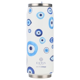 Ποτήρι - Θερμός Spirit Of Luck Save The Aegean 01-31251 500ml White-Blue Estia