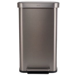 Κάδος Απορριμάτων Flatop Soft Close 01-31961 70Lt 45x37,5x74,5cm Mat Inox Estia Ανοξείδωτο Ατσάλι