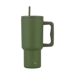 Κούπα - Θερμός Με Καλαμάκι Tumbler XL Save The Aegean 01-32104 900ml Forest Spirit Estia
