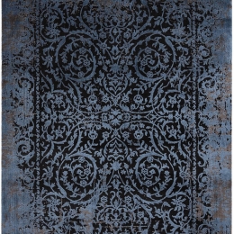 Χαλί Naf Naf Negro 12873 L02 Blue-Black Βιοκαρπέτ 200X290cm