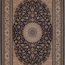 Χαλί Lovewool 71771 51011 Beige-Black Βιοκαρπέτ 200X300cm