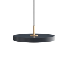 Φωτιστικό Οροφής Asteria Plus Mini Brass 2289 Φ31x10.5cm Led 1200lm 18W 2400-3000k Anthracite Umage