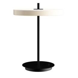 Φωτιστικό Επιτραπέζιο Asteria 2543 Φ31x41.5cm Led 600lm 13W 3000K Pearl White-Black Umage