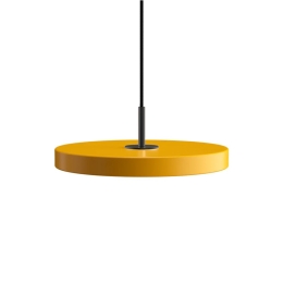 Φωτιστικό Οροφής Asteria Mini Black 2211C4175 Φ31x3.3cm Led 900lm 14W 3000k Saffron Yellow Umage
