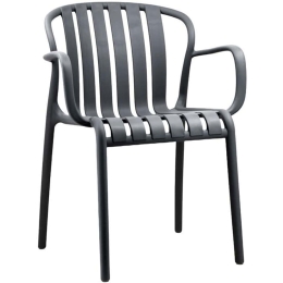 Πολυθρόνα Freya 625-224-034 54x60x79cm Dark Grey