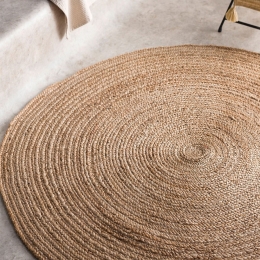 Χαλί Yennefer Jute 259 Natural Gofis Home 200X200cm Round