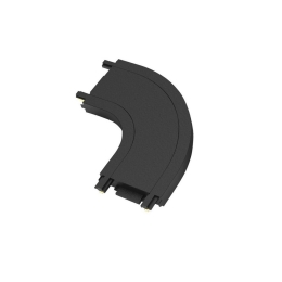 Σύνδεσμος Μαγνητικής Ράγας Bisqit VK/04481/B/CON 40V Ultra Slim IP20 Καμπύλη 5x5cm Black VKLed