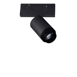 Σποτ Μαγνητικής Ράγας Kona VK/04379/B/ZM 48V LED 10W 3000K 1265lm Με Φακό Zoom 15°-60° CRI>90 IP20 Dimmable Black VKLed