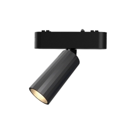 Σποτ Μαγνητικής Ράγας Bisqit VK/04471/TR/B/DW 40V Ultra Slim LED 14W 2700K-6000K 906lm 24° CRI>90 IP20 Black VKLed