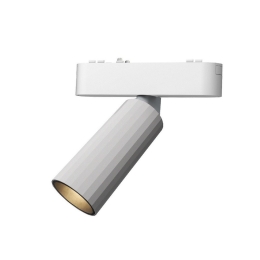 Σποτ Μαγνητικής Ράγας Bisqit VK/04471/TR/W/DW 40V Ultra Slim LED 14W 2700K-6000K 906lm 24° CRI>90 IP20 White VKLed