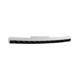 Γραμμικό Φωτιστικό Led EntoVK/04627/TR/DA/2/W/W Για Στρογγυλή Μαγνητική Ράγα Dali 48V 3000K 12W 990lm CRI>90 Για Διάμετρο 2m White VKLed