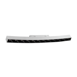 Γραμμικό Φωτιστικό Led Ento VK/04627/TR/DA/3/W/W Για Στρογγυλή Μαγνητική Ράγα Dali 48V 3000K 12W 990lm CRI>90 Για Διάμετρο 3m White VKLed