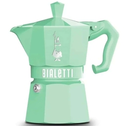 Καφετιέρα Espresso Moka Exclusive 209.0009057 3Cups Green Bialetti Αλουμίνιο