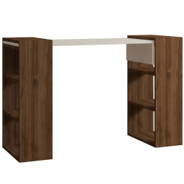 Γραφείο Handy 835PUQ3801 124x43,6x75cm Walnut-White