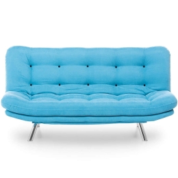 Καναπές - Κρεβάτι Τριθέσιος Misa 859FTN1307 200x105x95cm Turquoise