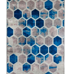Χαλί Ivy 530HFT1477 Blue-Beige Conceptum Hypnose 80X200cm