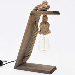 Φωτιστικό Επιτραπέζιο 791EVL2548 10x20x35cm E27 40W Walnut Opviq