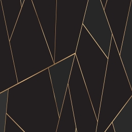 Χαλί Exfab321 593HFT1878 Black-Gold Conceptum Hypnose 80X120cm