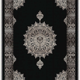 Χαλί Eexfab649 369HFT1444 Black-Silver Conceptum Hypnose 80X120cm