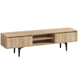 Έπιπλο Tηλεόρασης Artemis 393MRD1102 180x40x47cm Oak