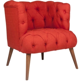 Πολυθρόνα West Monroe 558ZEN1183 75x80x76cm Red