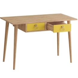 Γραφείο Nea 811MDD4123 120x60x74cm Oak-Yellow