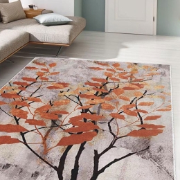 Χαλί Alho 8A 487KRL1111 Grey-Orange Conceptum Hypnose 120X180cm