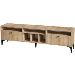Έπιπλο Tηλεόρασης Robb 393MRD1221 180x35x52cm Oak