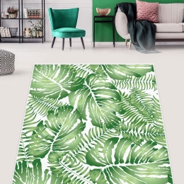Χαλί Pied Djt 286CHL4957 Green-White Conceptum Hypnose 100X160cm