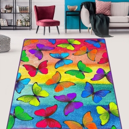 Χαλί Colorato Farfalle Djt 286CHL5793 Multi Conceptum Hypnose 80X140cm