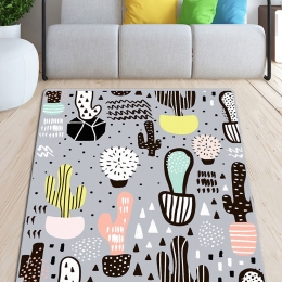 Χαλί Vector Cactus Djt 286CHL6417 Grey-Multi Conceptum Hypnose 120X180cm