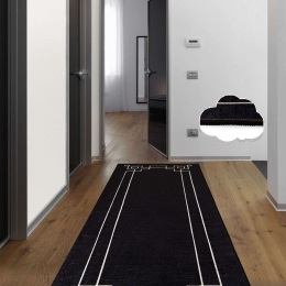 Χαλί Square 286CHL6689 Black-White 100X180 Conceptum Hypnose 100x180cm