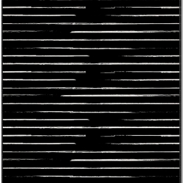 Χαλί Asr Crpt-57 288NGR1861 Black-White Conceptum Hypnose 100X140cm
