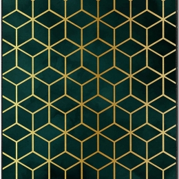 Χαλί Asr Crpt-98 288NGR2151 Green-Gold Conceptum Hypnose 100X140cm
