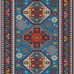 Χαλί Asr Crpt-101 288NGR2173 Blue-Multi Conceptum Hypnose 100x180cm