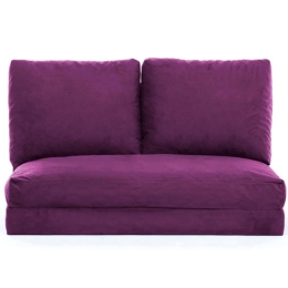 Πουφ Διθέσιο Αναδιπλούμενο Taida 859FTN1273 120x68x62cm Purple