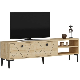 Έπιπλο Tηλεόρασης Clara 475OLV1120 150x29,6x45cm Oak
