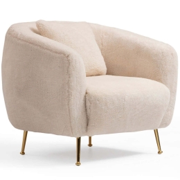 Πολυθρόνα Istiridye 560ARE1730 85x85x80cm Beige