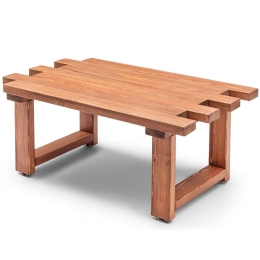 Τραπεζάκι Κήπου Abant 676HDS1148 104x65x48cm Walnut