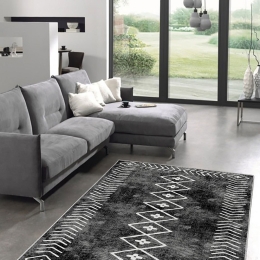 Χαλί W1050 213HFT1456 Black-White Conceptum Hypnose 80X120cm