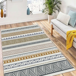 Χαλί W1079 213HFT1723 Grey-Yellow Conceptum Hypnose 100X200cm