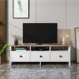 Έπιπλο Τηλεόρασης Oslo 382NRC1137 150x36x47cm White