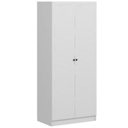 Ντουλάπα Δίφυλλη Kale Membrane 506MNR2182 90x52x210cm White Δίφυλλη