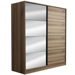 Ντουλάπα Δίφυλλη Kale 506MNR2634 180x52x210cm Oak Δίφυλλη