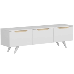 Έπιπλο Tηλεόρασης Prag 382NRC1124 150x35x44cm White