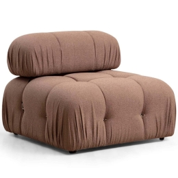 Πολυθρόνα Bubble 560ARE1441 95x95x75cm Brown