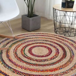Χαλί Woopamuk496 599HFT5162 Natural-Multi Conceptum Hypnose 150X150cm Round